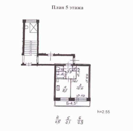 План квартиры на Пискаревском