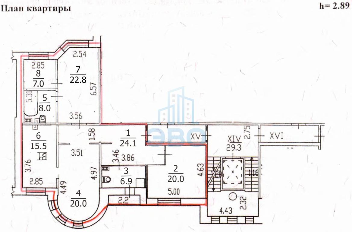 Купить четырехкомнатная квартира в СПб по адресу: Савушкина ул., 124, к 1