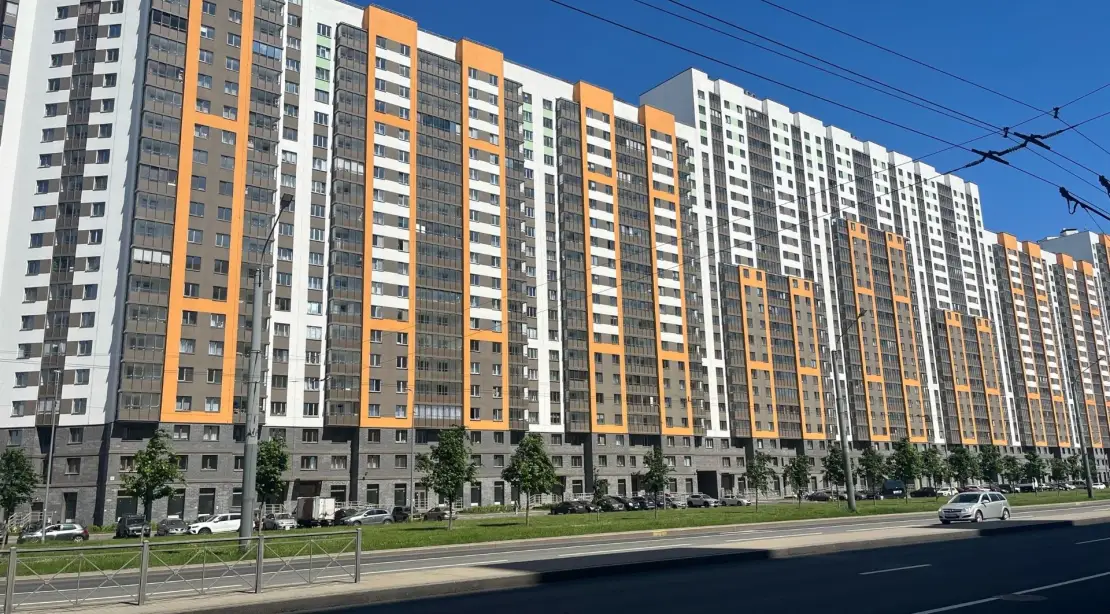 Двухкомнатная квартира 59.5 кв.м в кирпично-монолитном доме в Красносельском районе Санкт-Петербурга