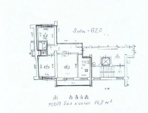 трехкомнатная квартира в Санкт-Петербурге по адресу: Ильюшина ул., 15