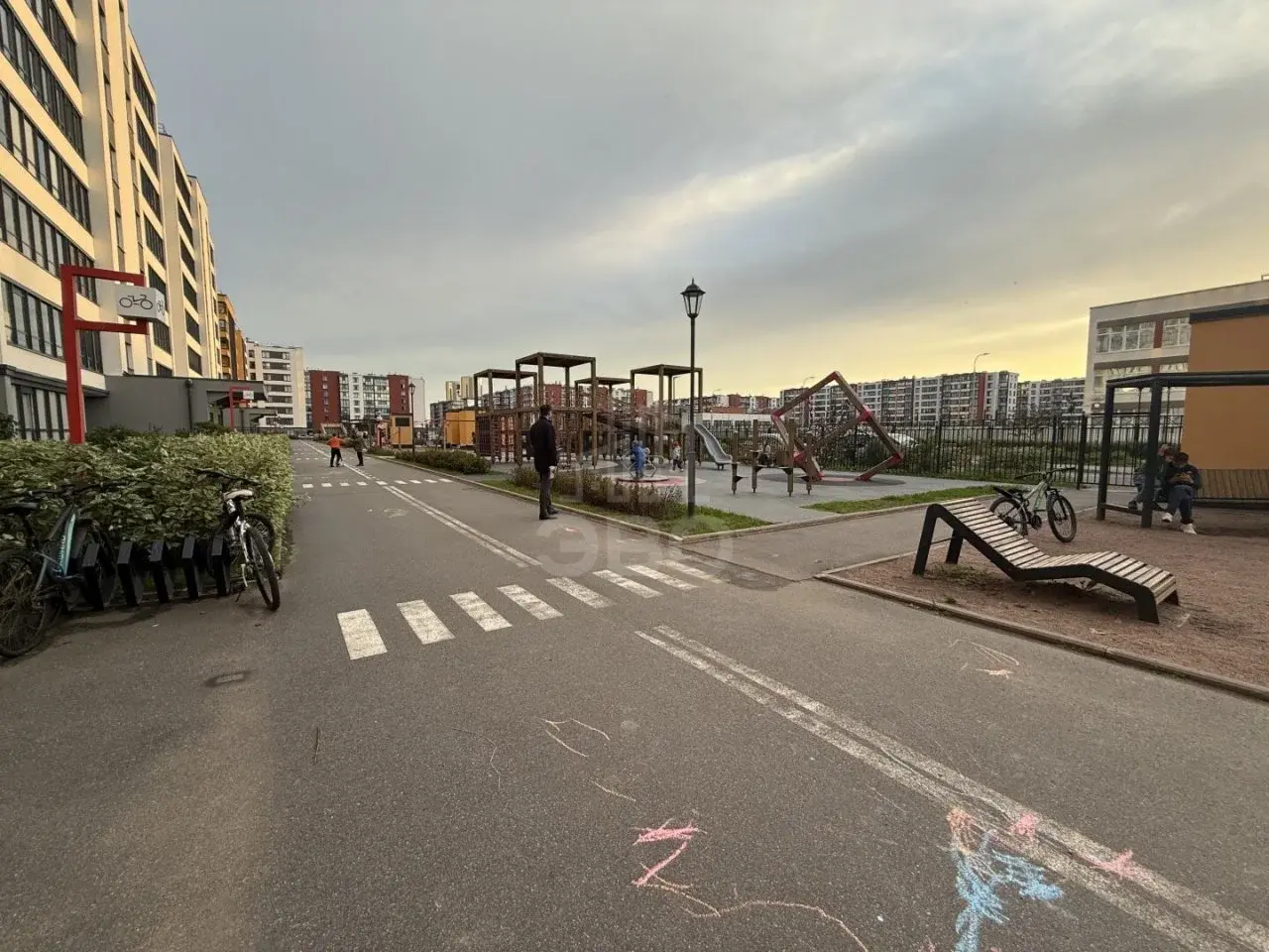 однокомнатная квартира в Санкт-Петербурге по адресу: Бориса Шмелёва ул., 9, строение 1