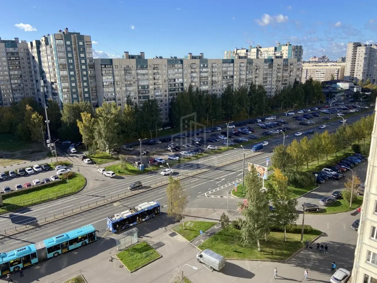 однокомнатная квартира в Санкт-Петербурге по адресу: Комендантский проспект, 17, к 1