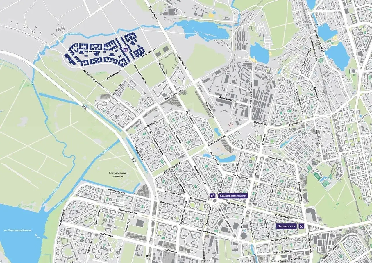 однокомнатная квартира в Санкт-Петербурге по адресу: Комендантский пр-кт., 67