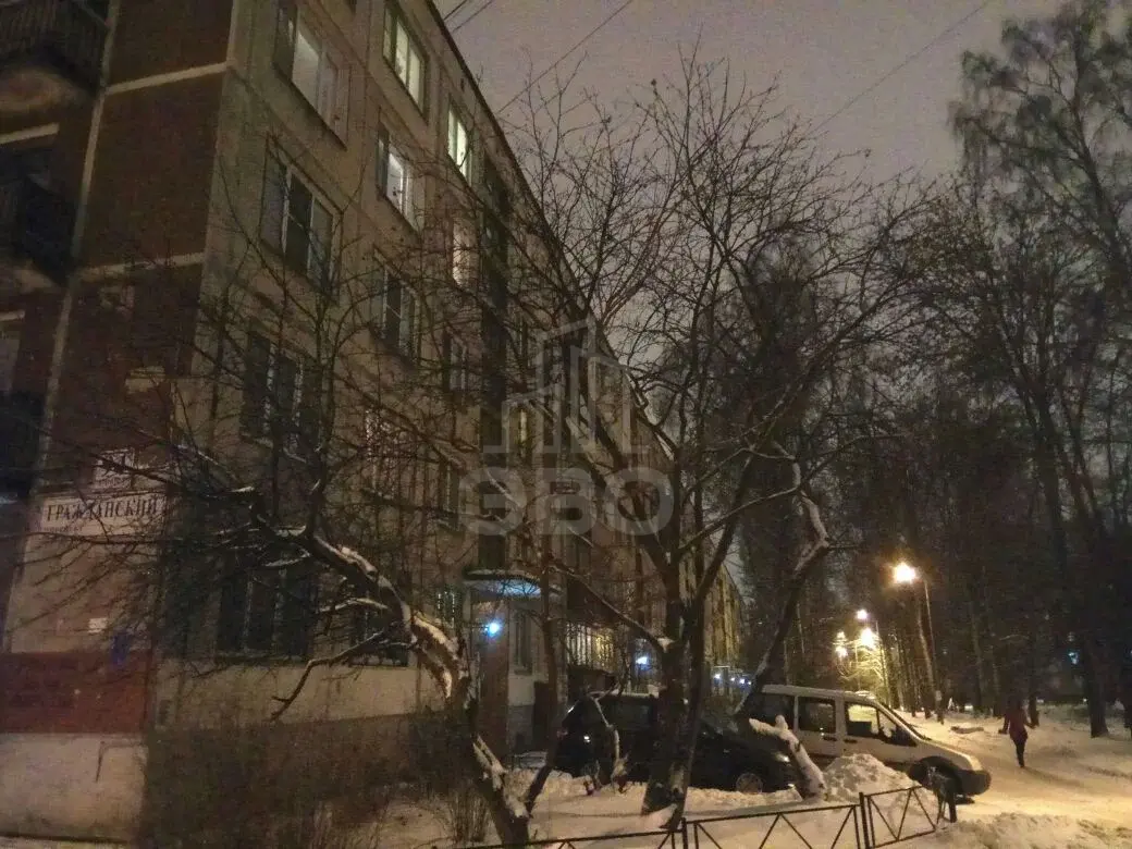 двухкомнатная квартира в Санкт-Петербурге по адресу: Гражданский пр-кт., 94, к.2