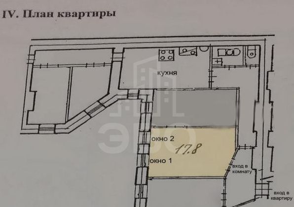 комната в Санкт-Петербурге по адресу: Зверинская ул., 36