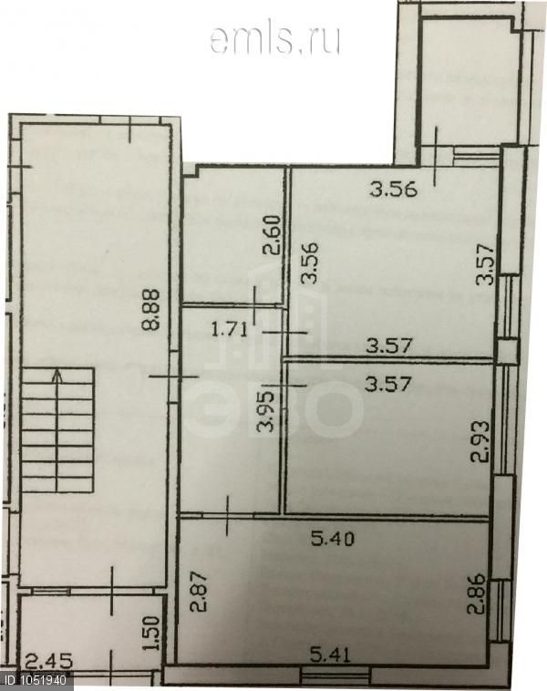 двухкомнатная квартира в Санкт-Петербурге по адресу: Горная ул., 17, к.7