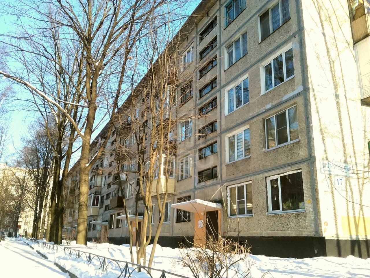 однокомнатная квартира в Санкт-Петербурге по адресу: Пискаревский пр-кт., 17, к.2