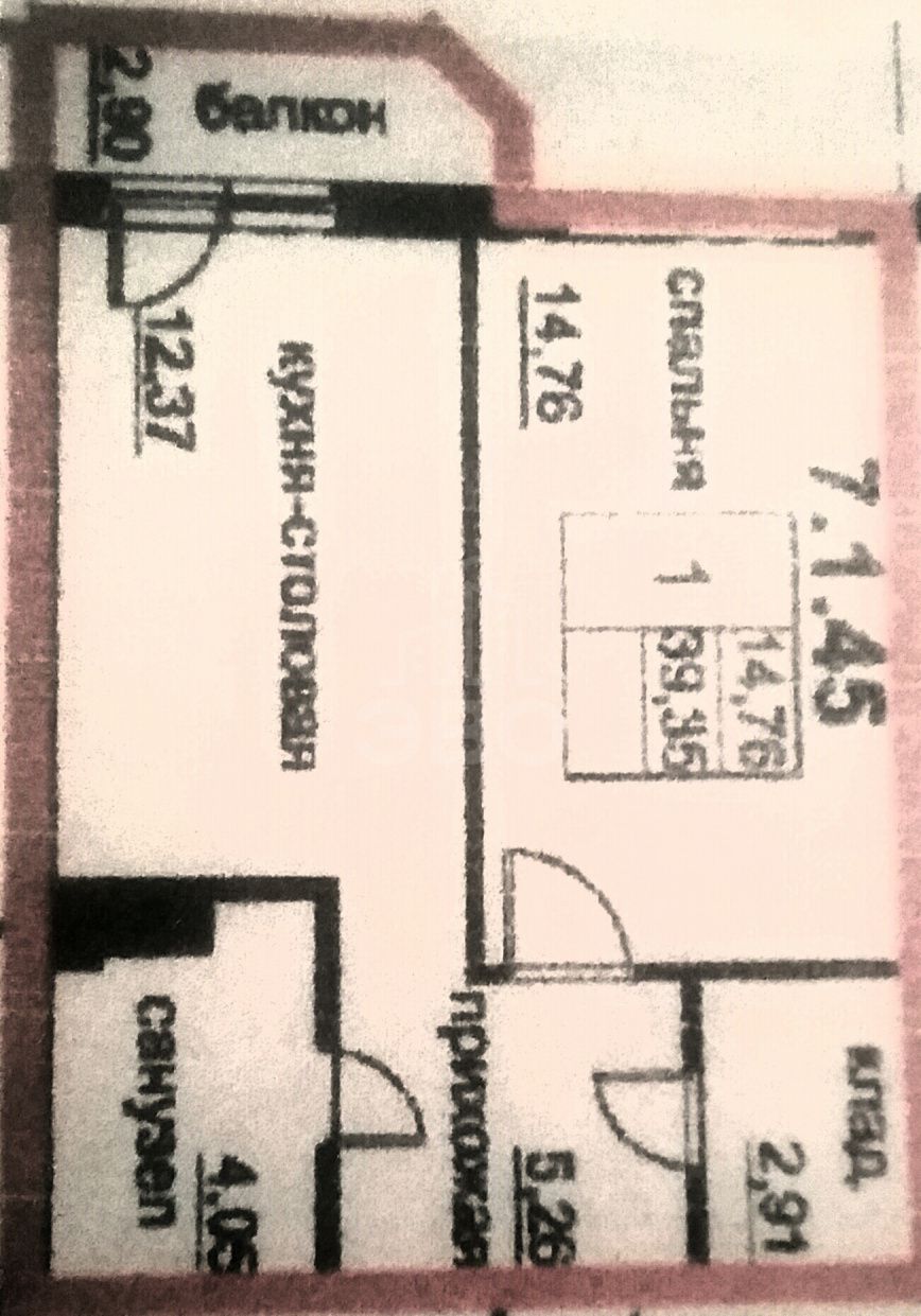 однокомнатная квартира в Санкт-Петербурге по адресу: Скандинавский прд.., 8, к 2