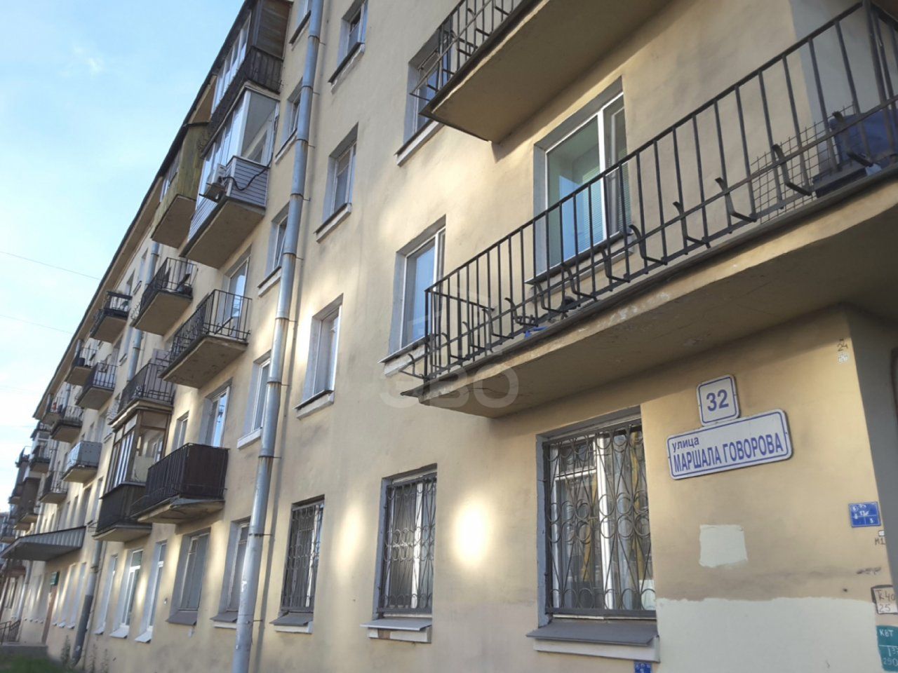двухкомнатная квартира в Санкт-Петербурге по адресу: Маршала Говорова ул., 32
