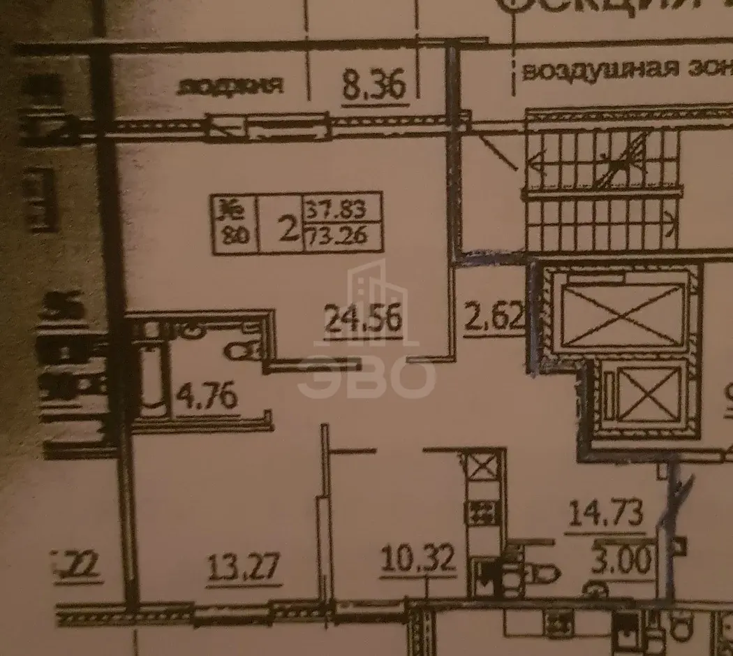 двухкомнатная квартира в Санкт-Петербурге по адресу: Приморский пр-кт., 52, к 1, литера А