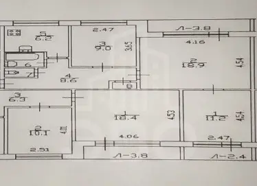 трехкомнатная квартира в Санкт-Петербурге по адресу: Белорусская ул., 14/22, литера Б
