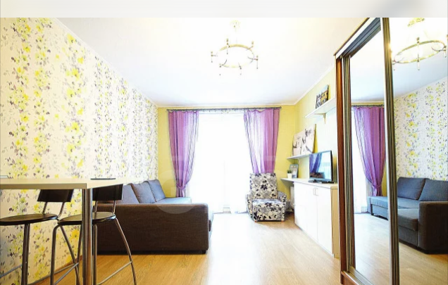 однокомнатная квартира в Санкт-Петербурге по адресу: Кременчугская ул., 13, к 2