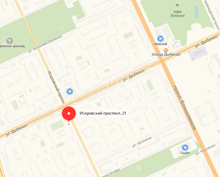 однокомнатная квартира в Санкт-Петербурге по адресу: Искровский пр-кт., 21