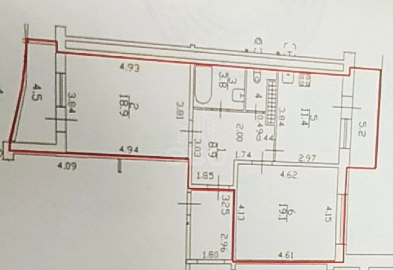 двухкомнатная квартира в Санкт-Петербурге по адресу: Планерная ул., 63, к 1