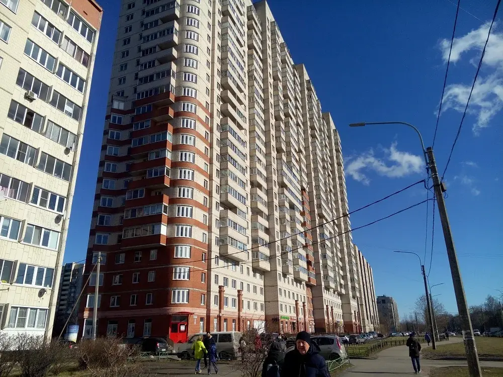 однокомнатная квартира в Санкт-Петербурге по адресу: Караваевская ул., 28, к 1