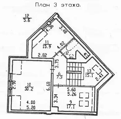 многокомнатная квартира в Санкт-Петербурге по адресу: Морская наб., 31, к 3