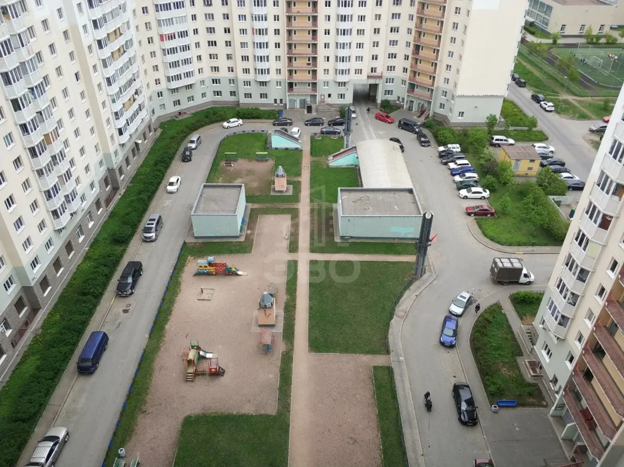 двухкомнатная квартира в Санкт-Петербурге по адресу: Богатырский проспект, 52, к 1, литера А