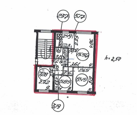 четырехкомнатная квартира в Санкт-Петербурге по адресу: Пограничника Гарькавого ул., 48, к 1