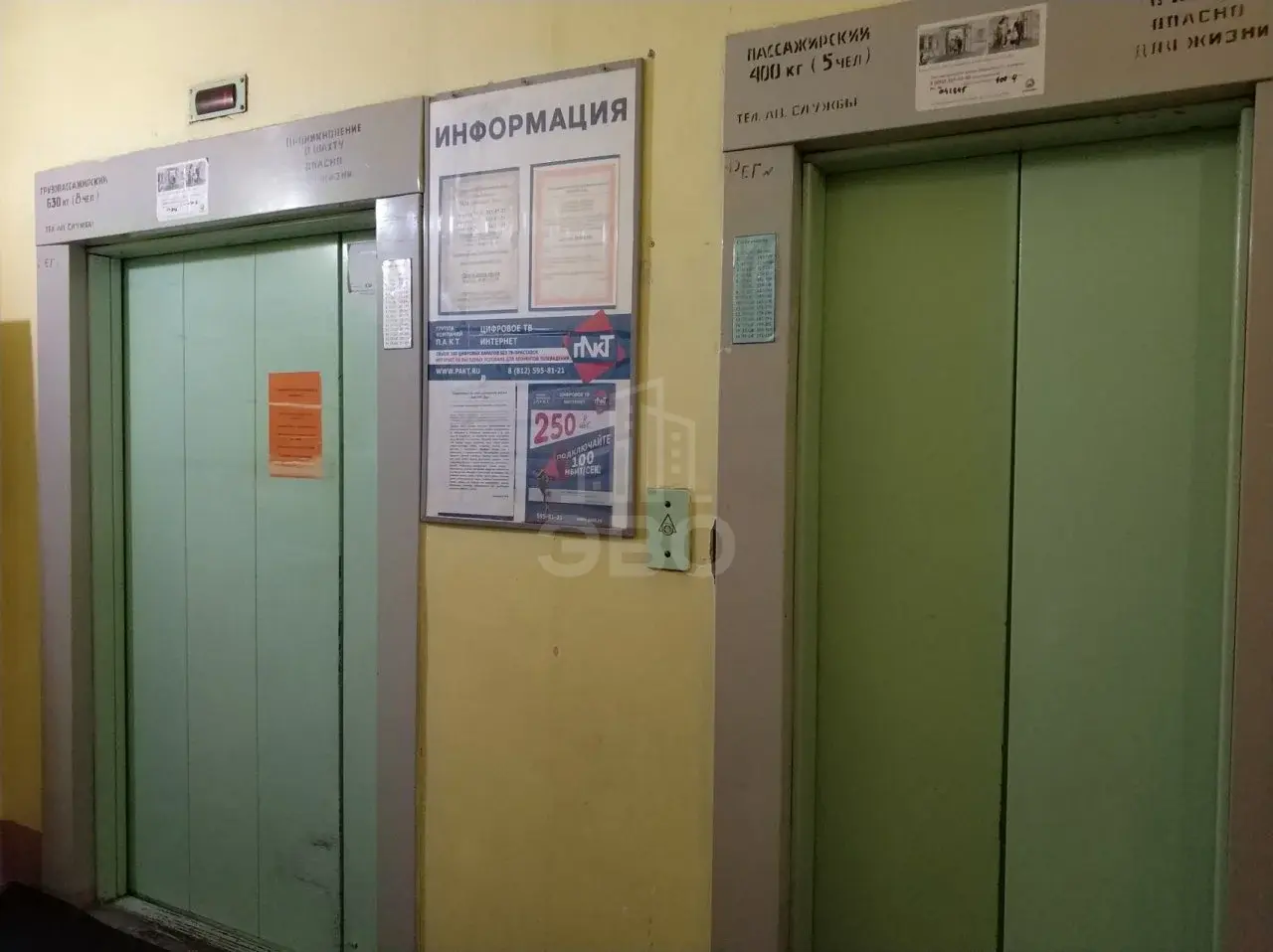 однокомнатная квартира в Санкт-Петербурге по адресу: Солидарности проспект, 21, к 2