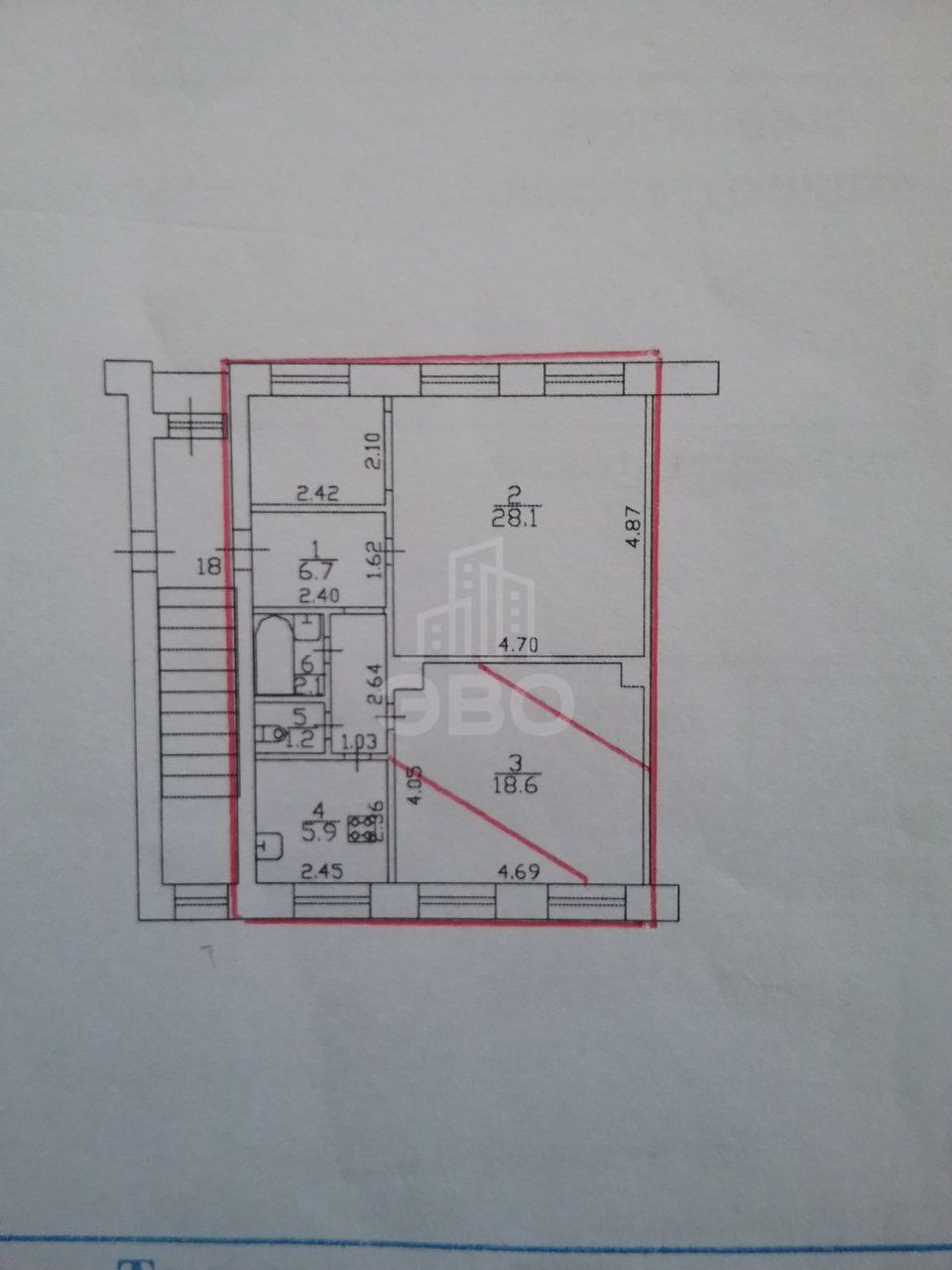 комната в Санкт-Петербурге по адресу: Седова ул., 20, к 2