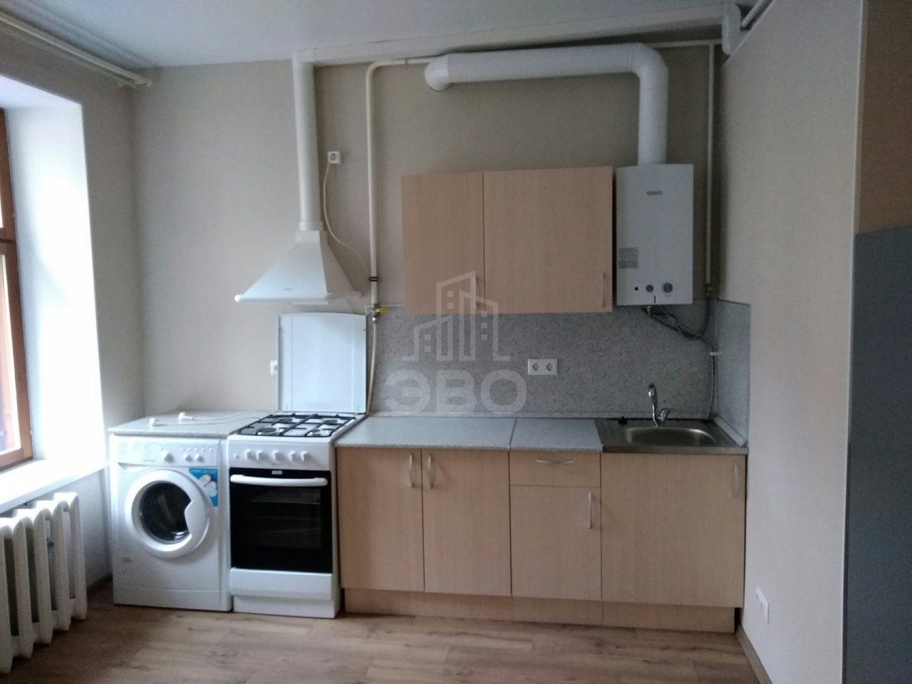 двухкомнатная квартира в Санкт-Петербурге по адресу: Большая Пушкарская ул., 3