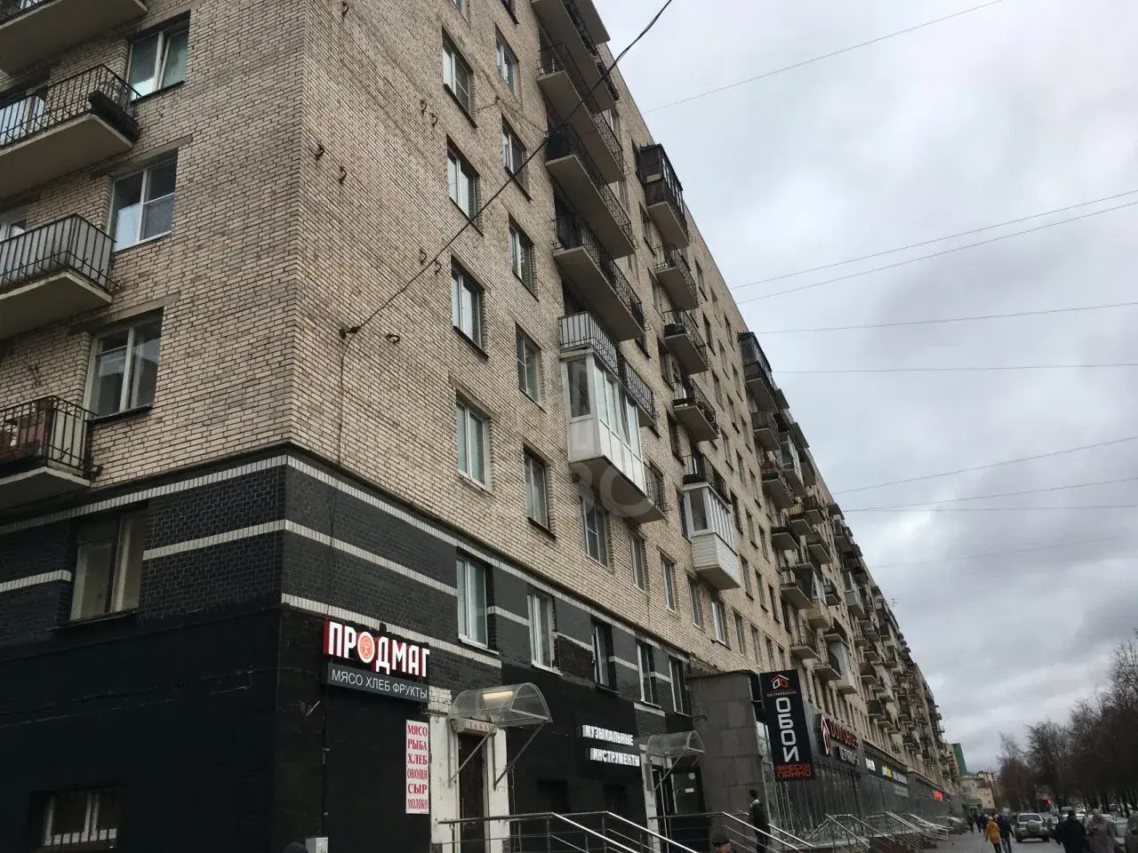 двухкомнатная квартира в Санкт-Петербурге по адресу: Гражданский проспект, 15, к 1