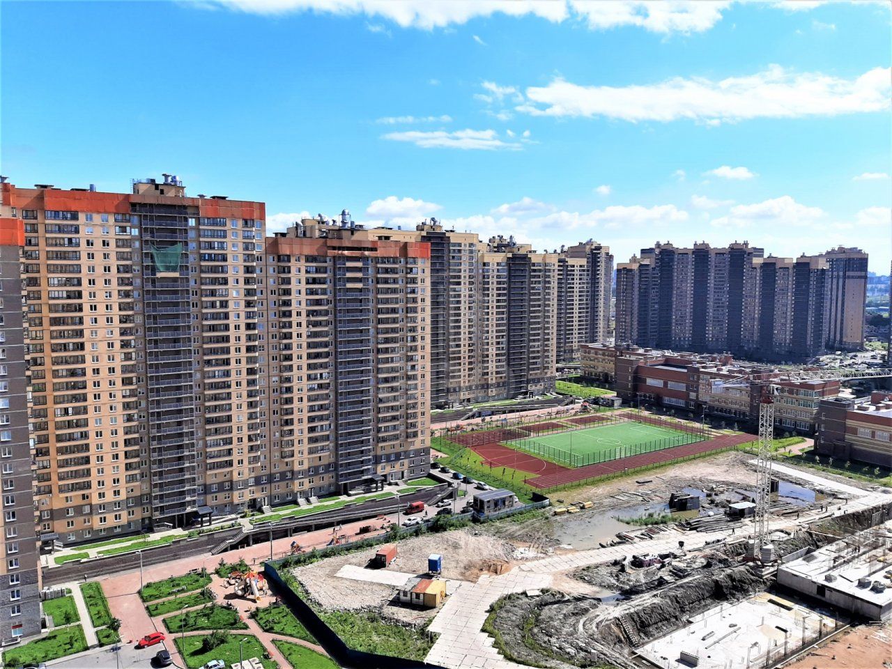 однокомнатная квартира в Санкт-Петербурге по адресу: Заречная ул., 37