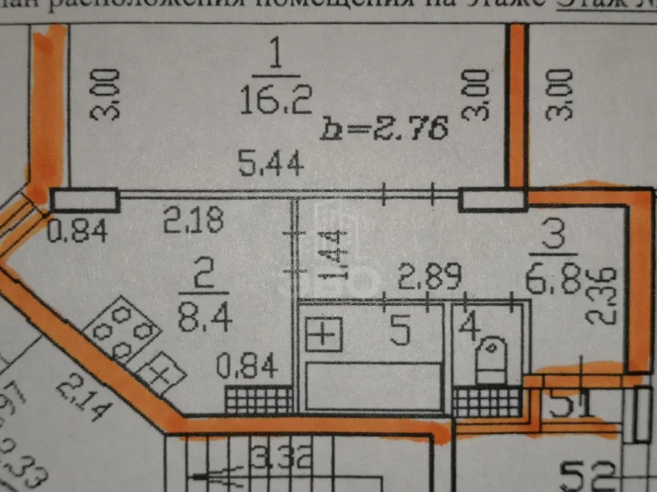 однокомнатная квартира в Санкт-Петербурге по адресу: Энгельса проспект, 136, к 1