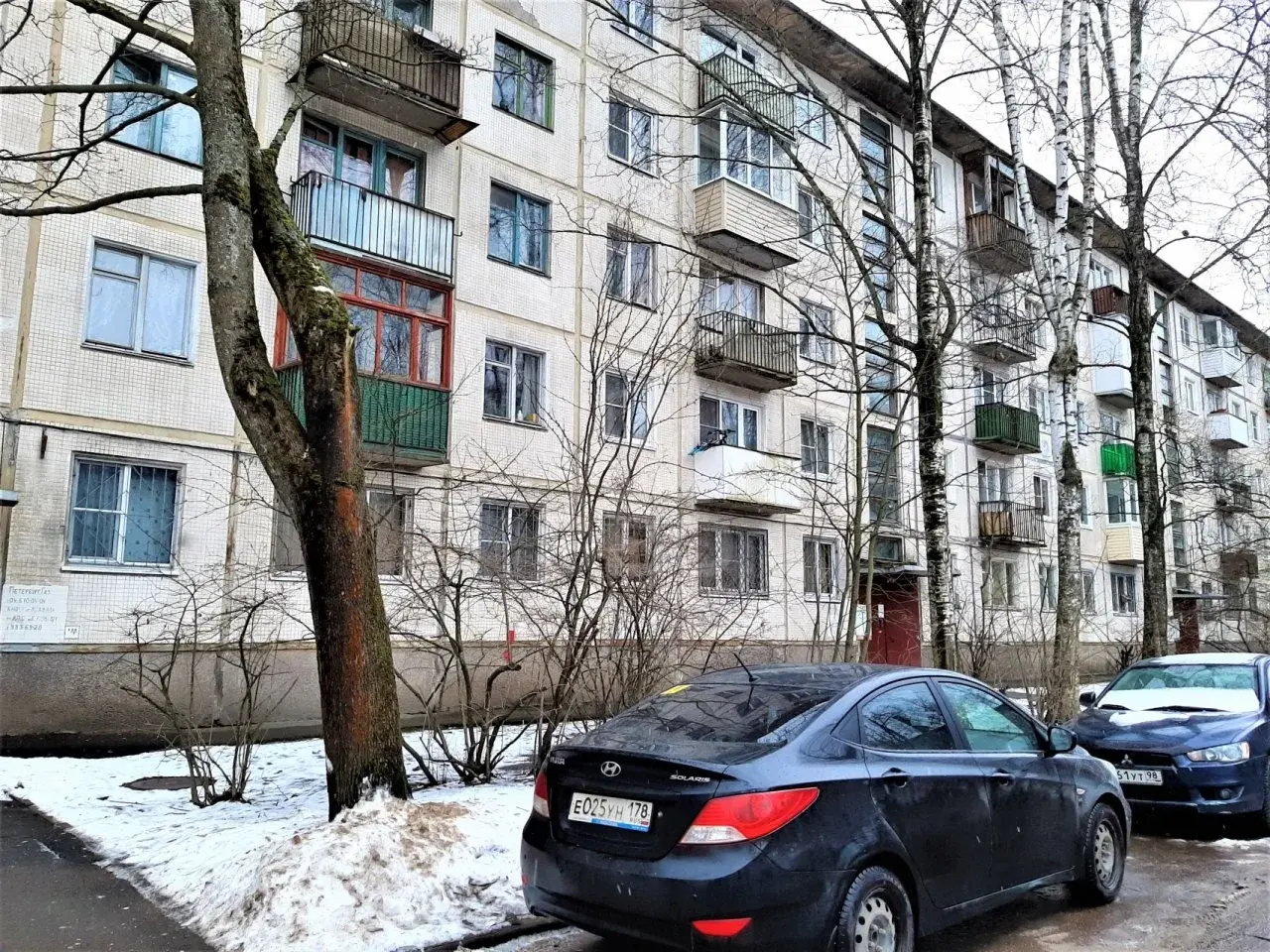 двухкомнатная квартира в Санкт-Петербурге по адресу: Руставели ул., 20