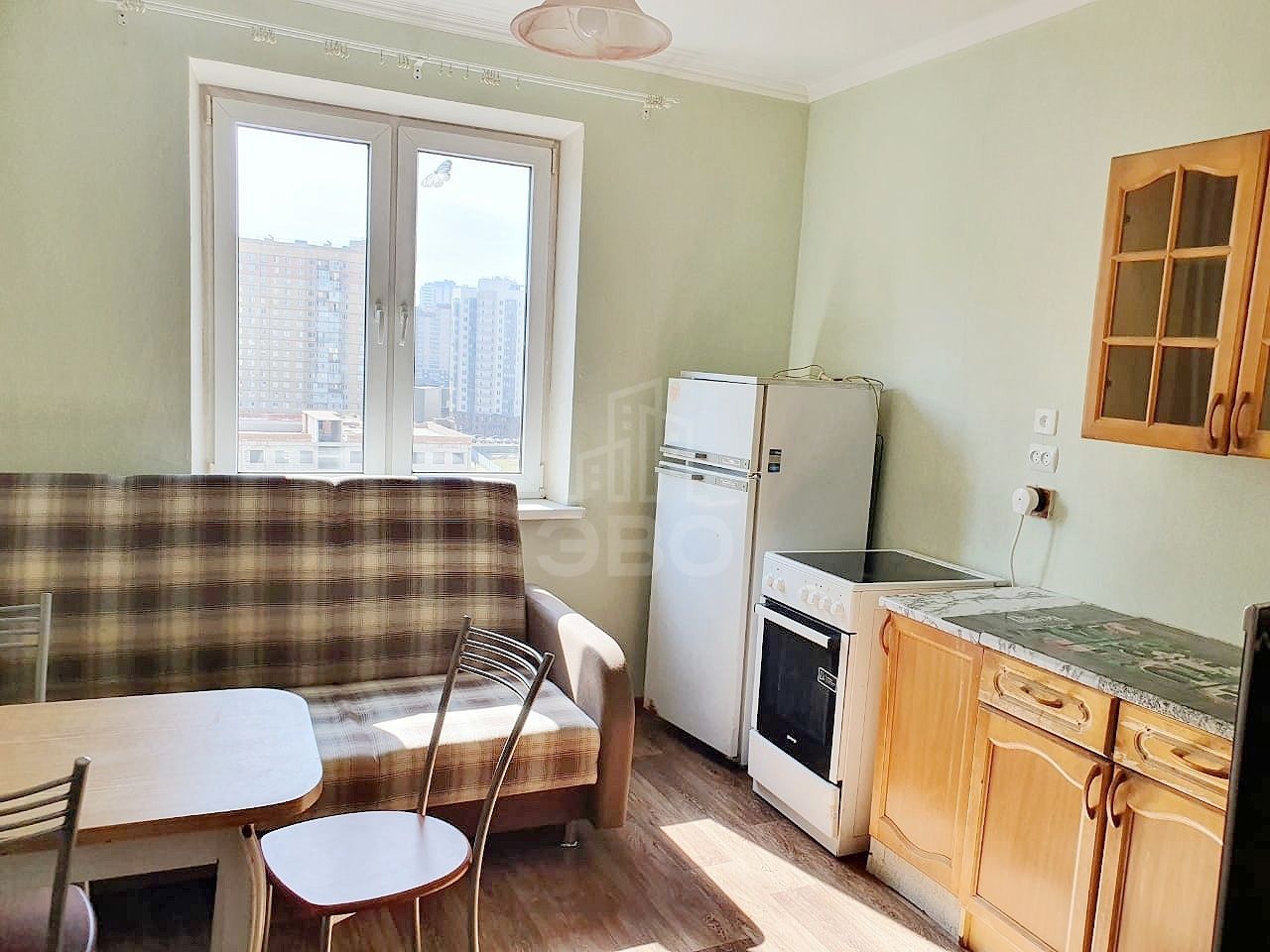 однокомнатная квартира в Санкт-Петербурге по адресу: Богатырский проспект, 58, к 4