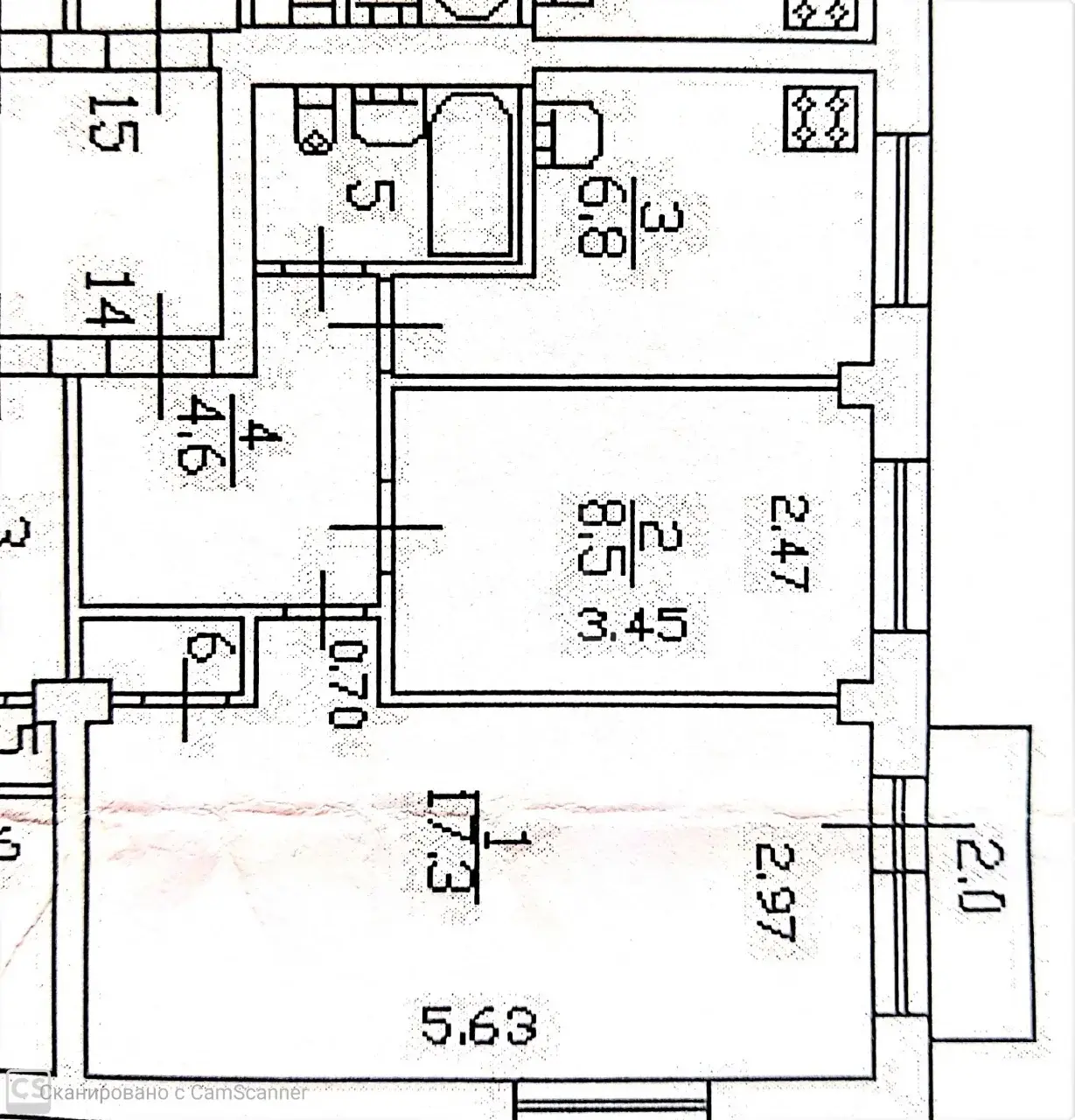 двухкомнатная квартира в Санкт-Петербурге по адресу: Карпинского ул., 31, к 3
