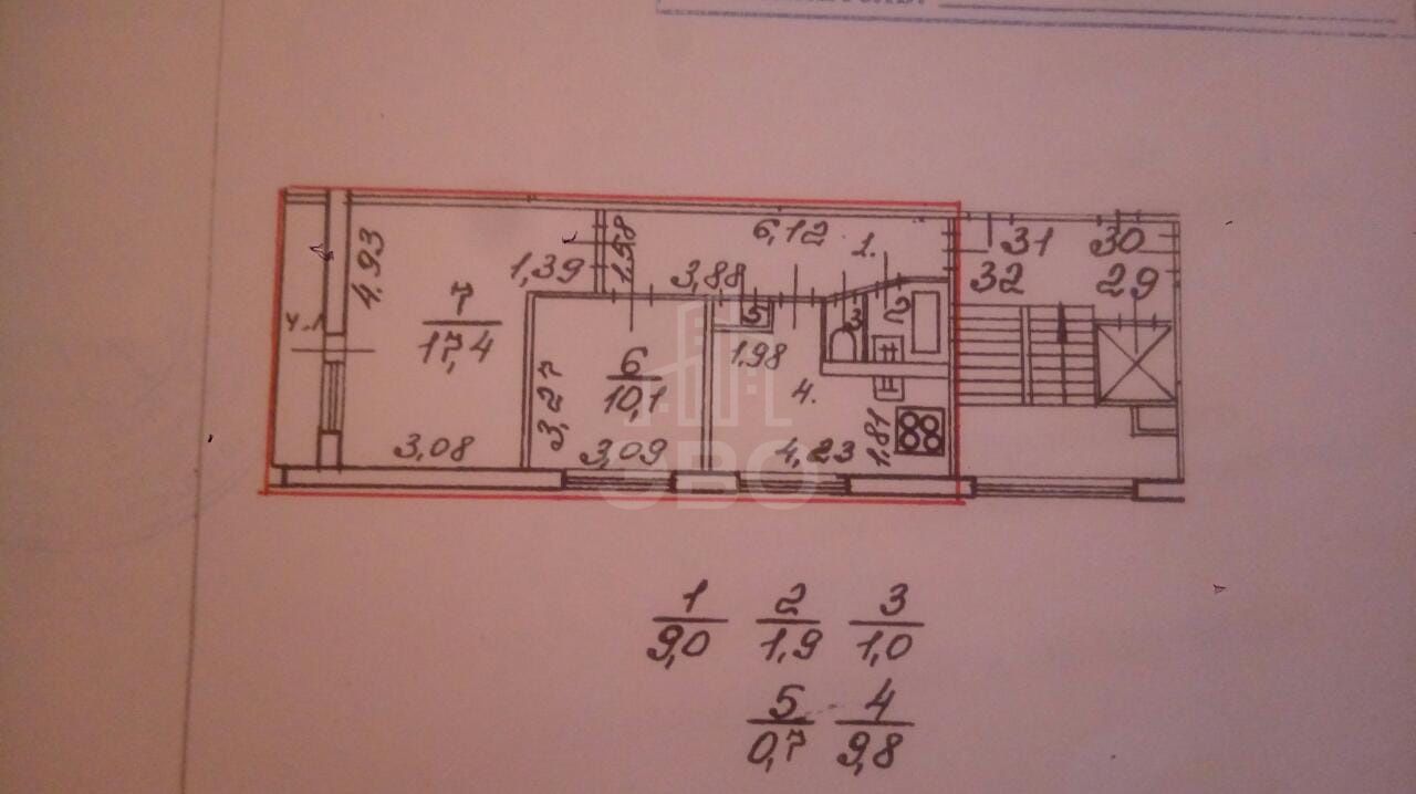 двухкомнатная квартира в Санкт-Петербурге по адресу: Димитрова ул., 6, к 2