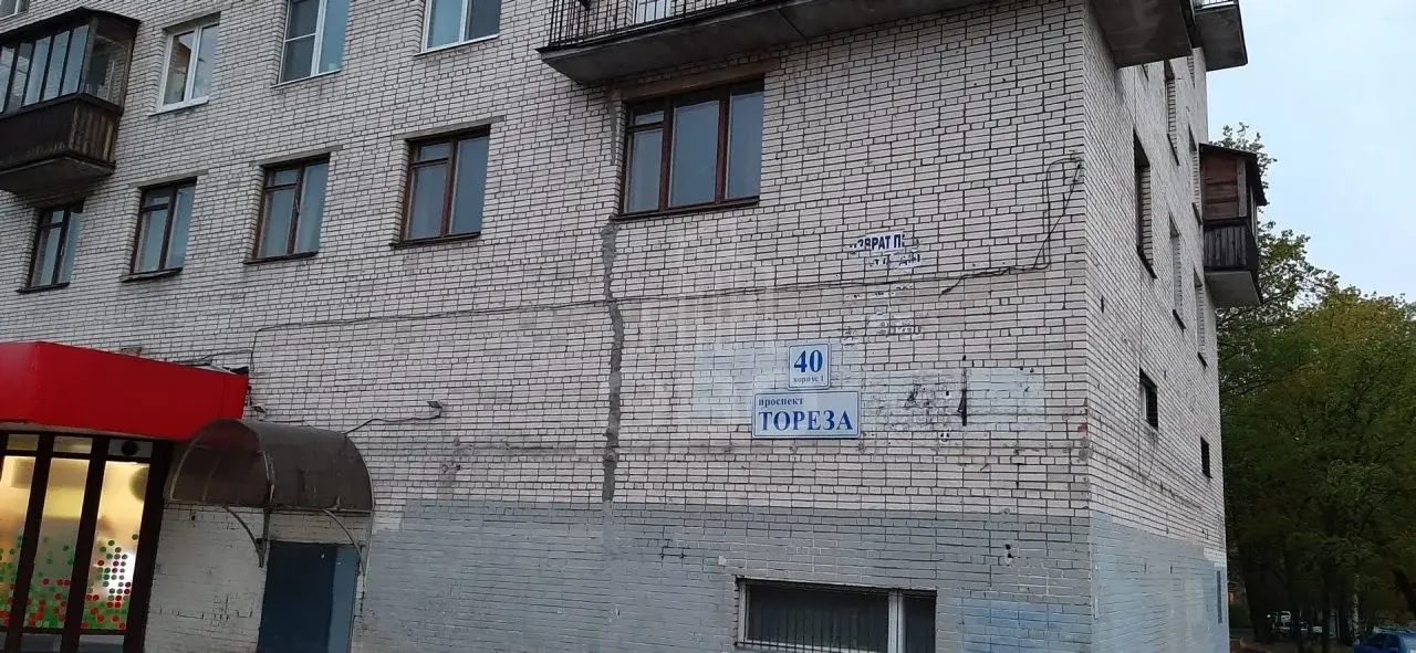 однокомнатная квартира в Санкт-Петербурге по адресу: Тореза проспект, 40, к 1