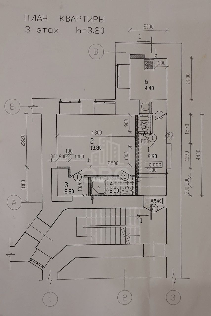 однокомнатная квартира в Санкт-Петербурге по адресу: Соляной пер., 14