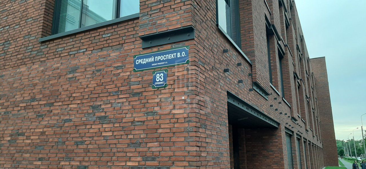 однокомнатная квартира в Санкт-Петербурге по адресу: Средний В.О. проспект, 83, к 2, литера А
