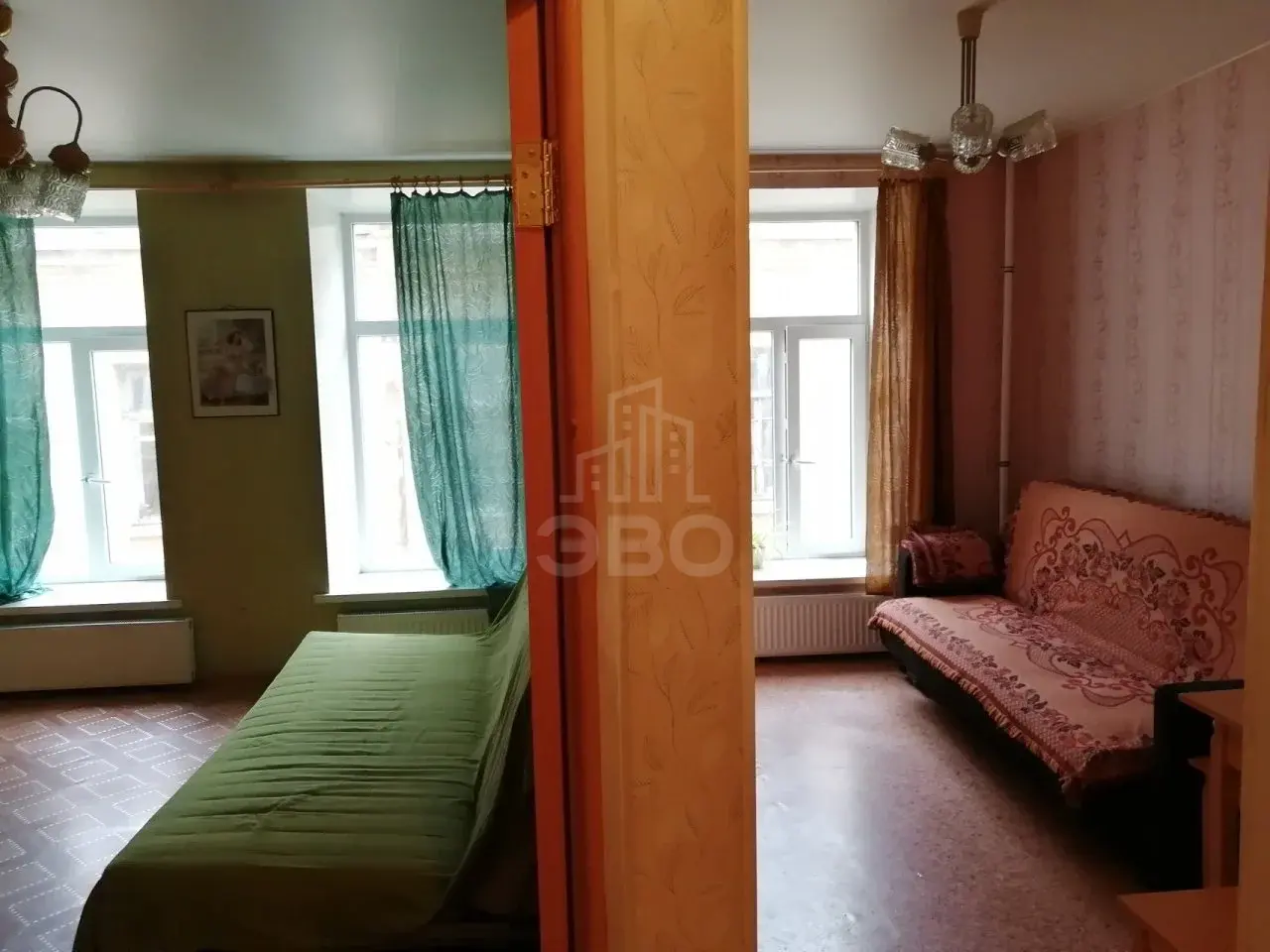 двухкомнатная квартира в Санкт-Петербурге по адресу: Большой Казачий пер., 9