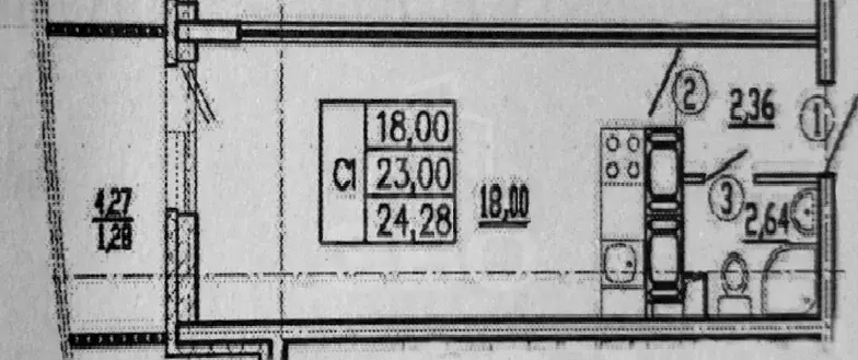 однокомнатная квартира в Санкт-Петербурге по адресу: Мебельная ул., 35, к 2