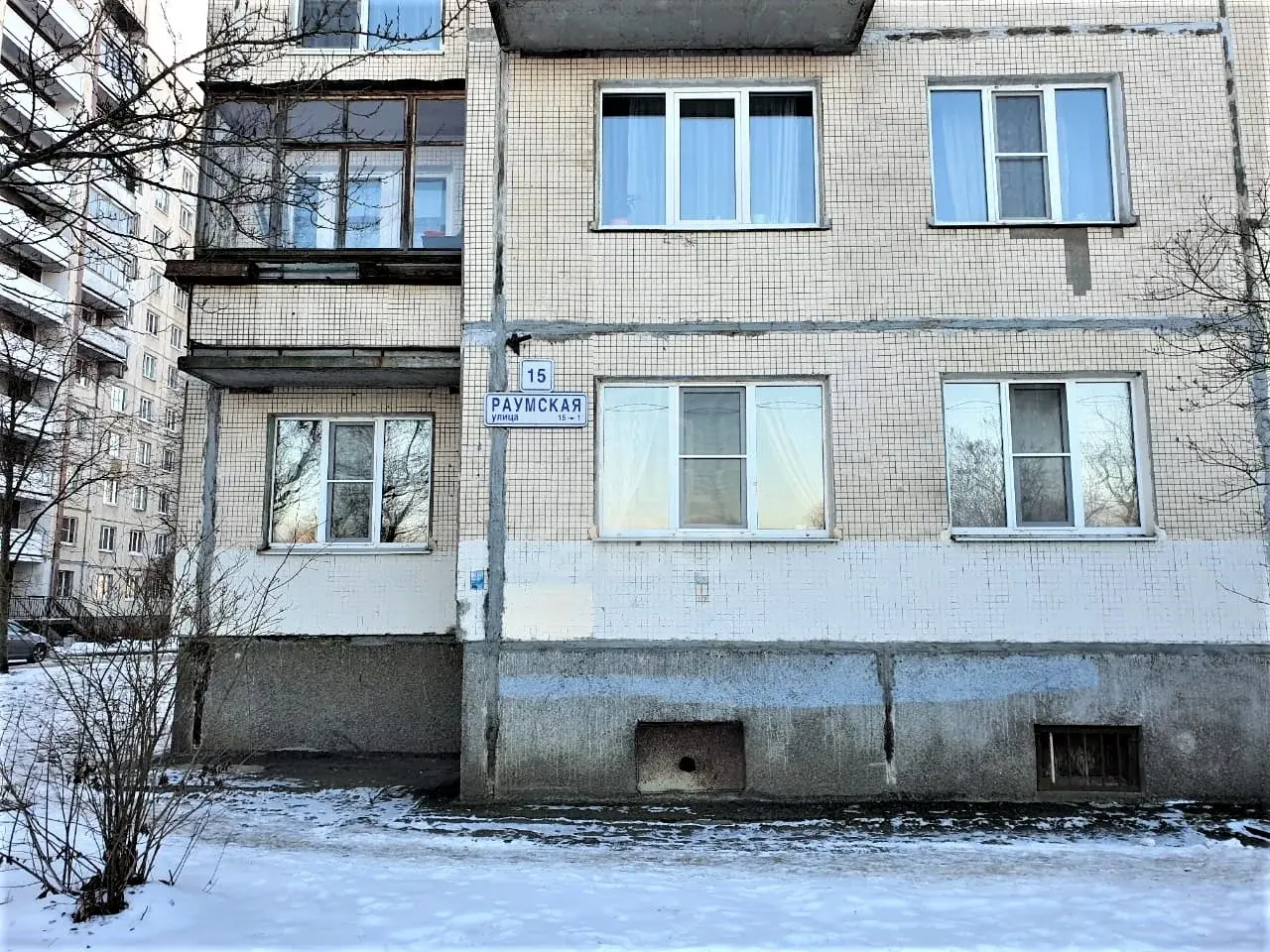 однокомнатная квартира в Санкт-Петербурге по адресу: Раумская ул., 15
