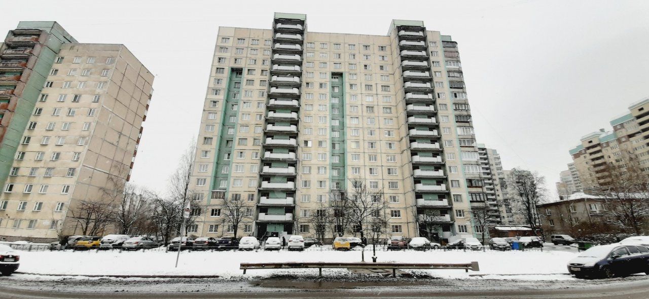 двухкомнатная квартира в Санкт-Петербурге по адресу: Ударников проспект, 41, к 1