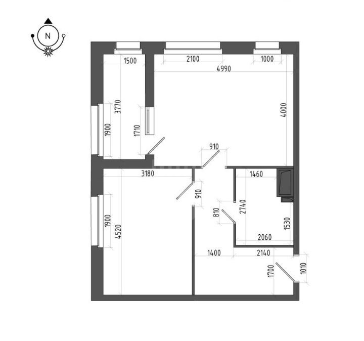 однокомнатная квартира в Санкт-Петербурге по адресу: Красуцкого ул., 25