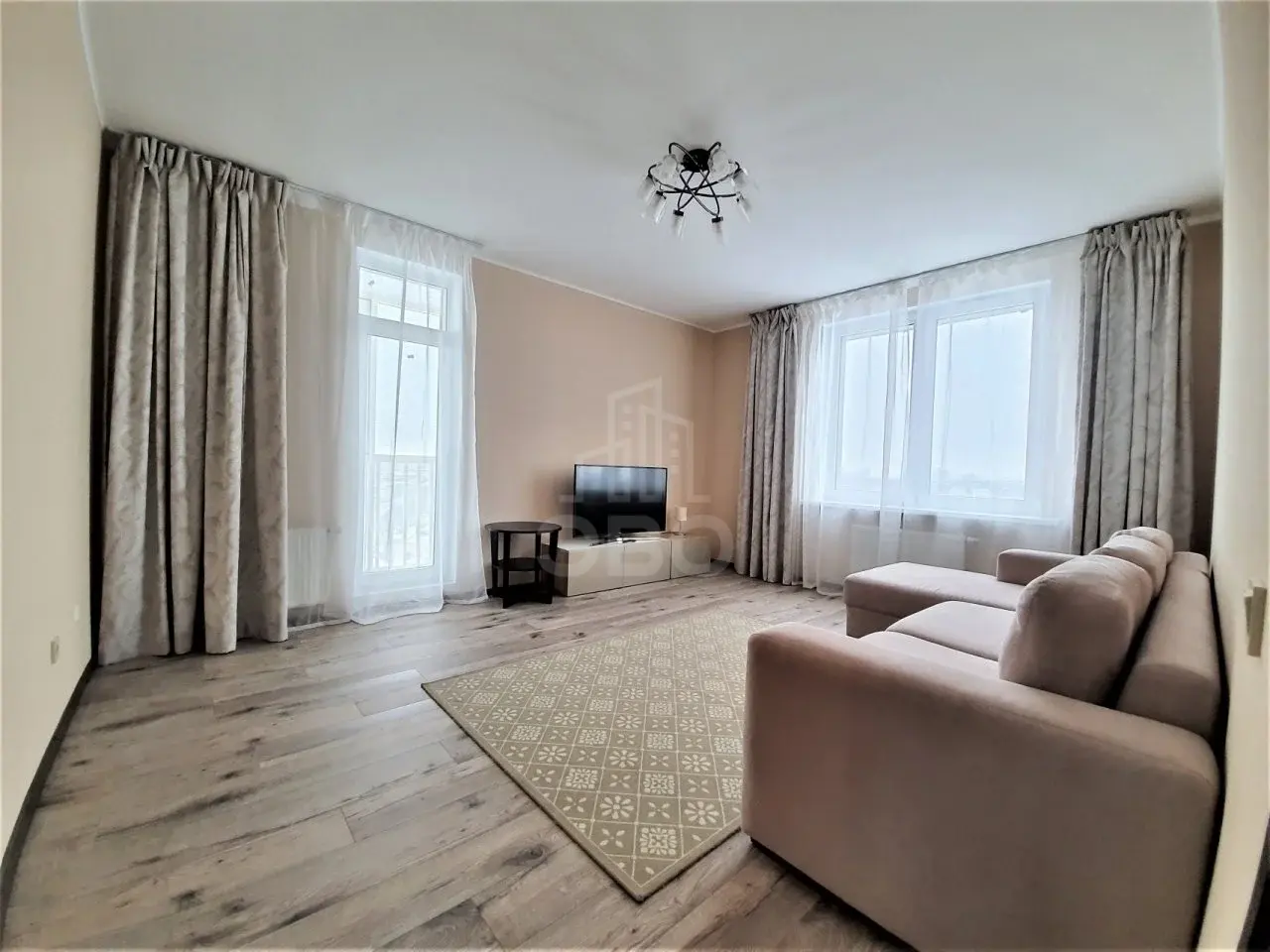 двухкомнатная квартира в Санкт-Петербурге по адресу: Кушелевская дорога., 6, к 1