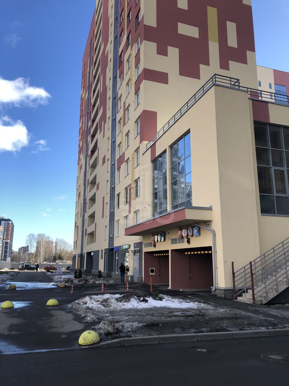 двухкомнатная квартира в Санкт-Петербурге по адресу: Кушелевская дорога., 1, к 2