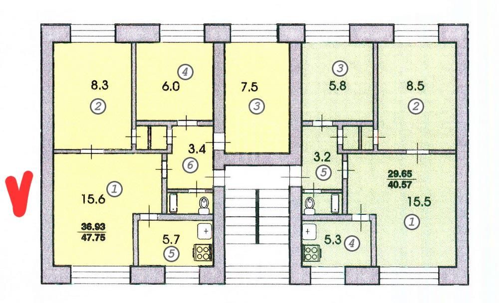 четырехкомнатная квартира в Санкт-Петербурге по адресу: Примакова ул., 16, литера а