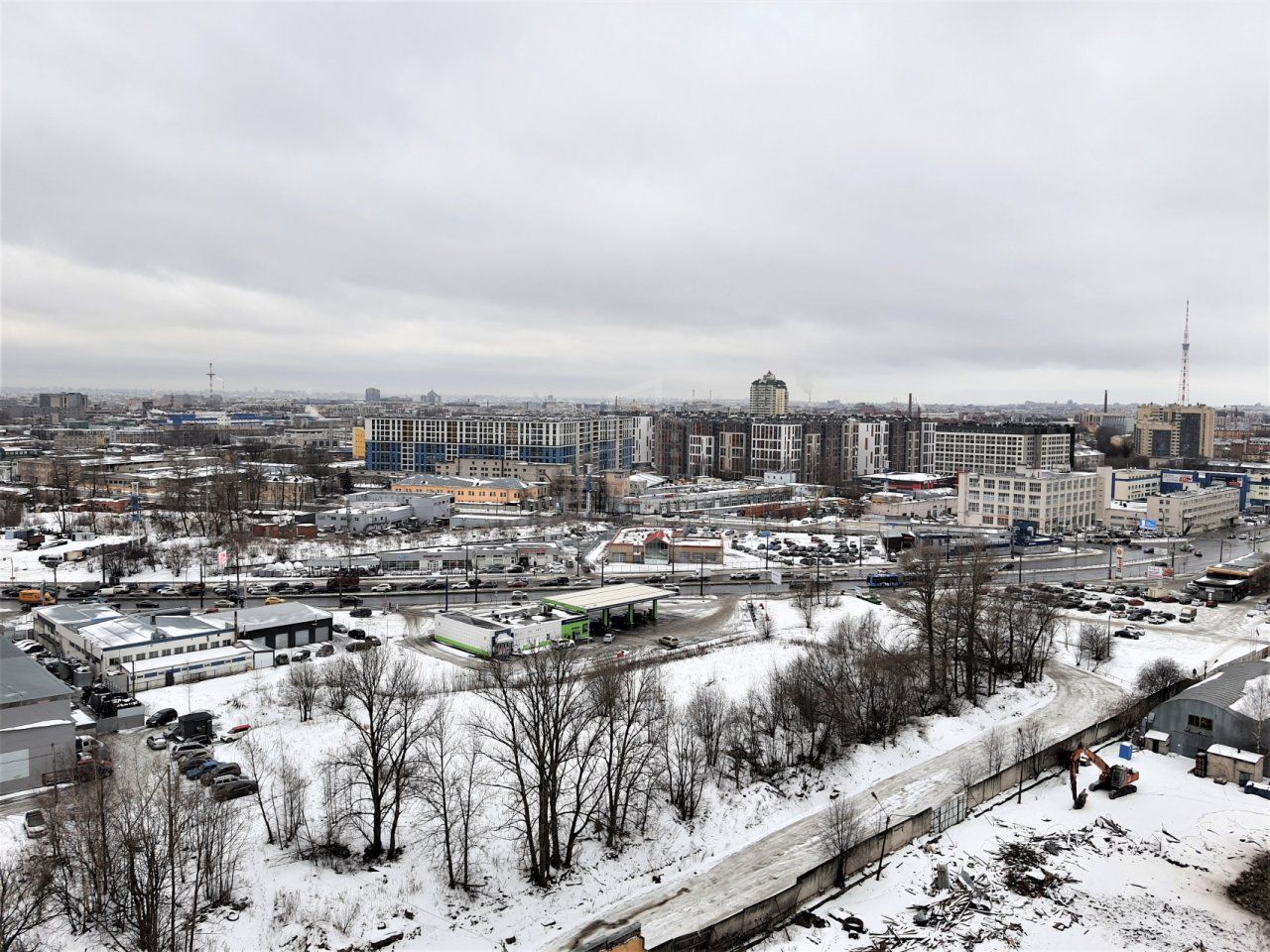двухкомнатная квартира в Санкт-Петербурге по адресу: Кушелевская дор., 6, к 1