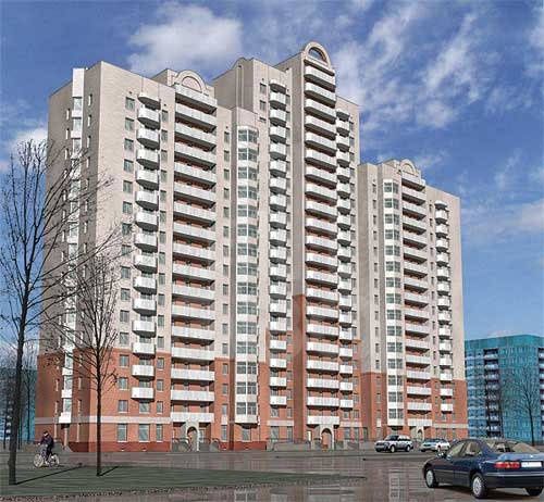 трехкомнатная квартира в Санкт-Петербурге по адресу: Шостаковича ул., 3, к 1