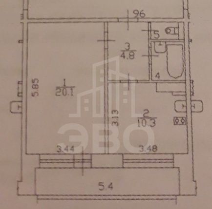 однокомнатная квартира в Санкт-Петербурге по адресу: Шлиссельбургский проспект, 12, к 1