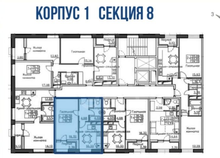 однокомнатная квартира в Санкт-Петербурге по адресу: Земледельческая ул., 3, литера а