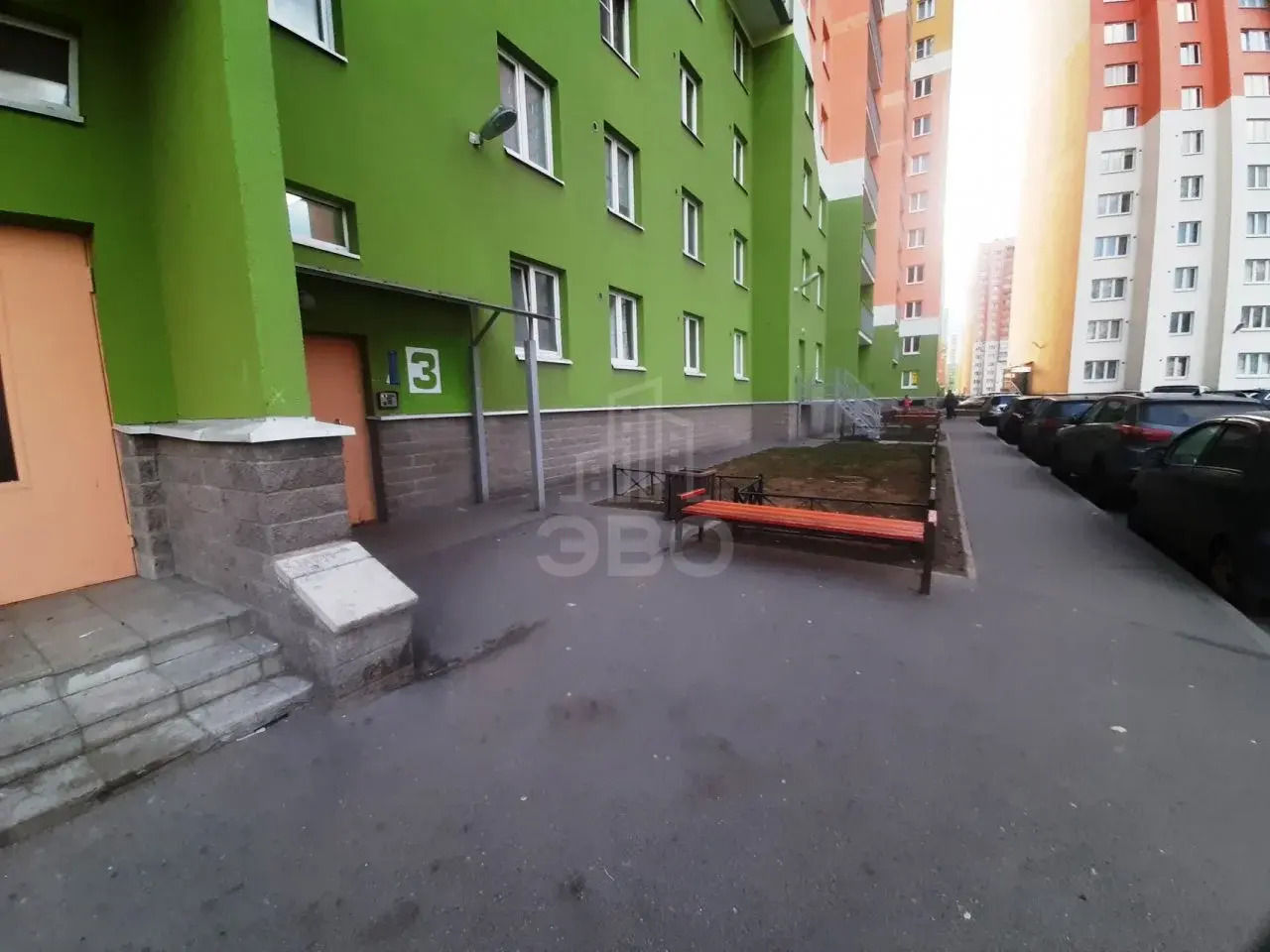 двухкомнатная квартира в Санкт-Петербурге по адресу: Маршака проспект, 16, к 3