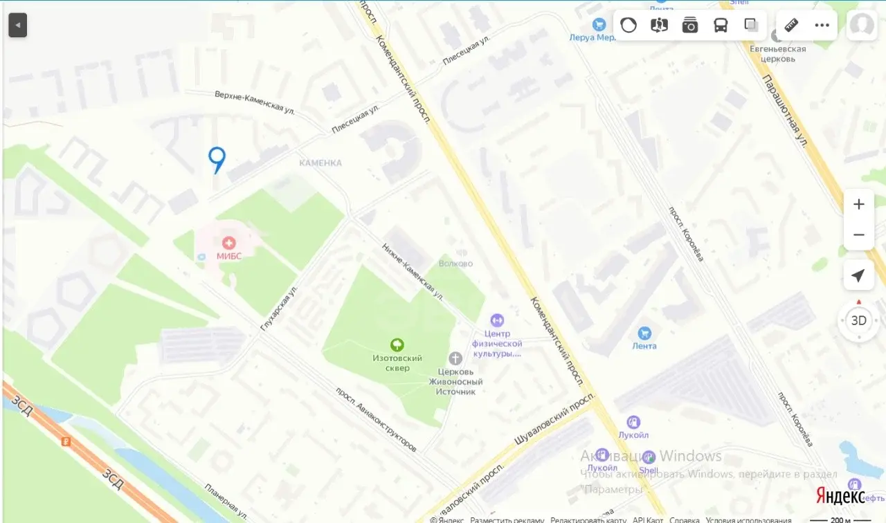 однокомнатная квартира в Санкт-Петербурге по адресу: Плесецкая ул., 10, к стр 1