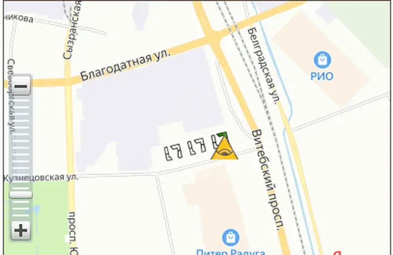 однокомнатная квартира в Санкт-Петербурге по адресу: Витебский проспект, 15, к 6, литера 1